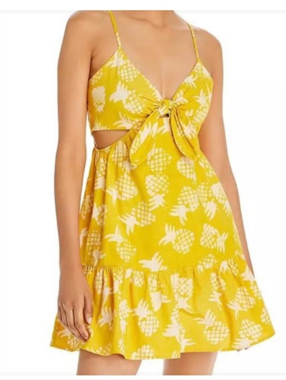 Women's Cut Out Pineapple Mini Dress🍍🌞⛱️
